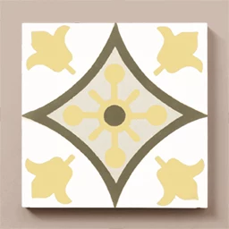 Handmade yellow cement tiles for contemporary projects
